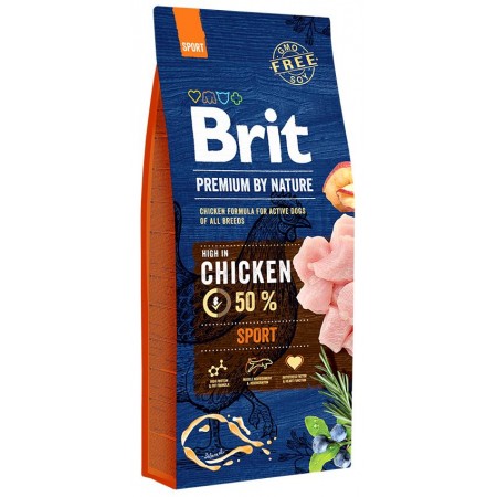 Brit (Брит) Premium Sport (15 кг) корм для активных собак
